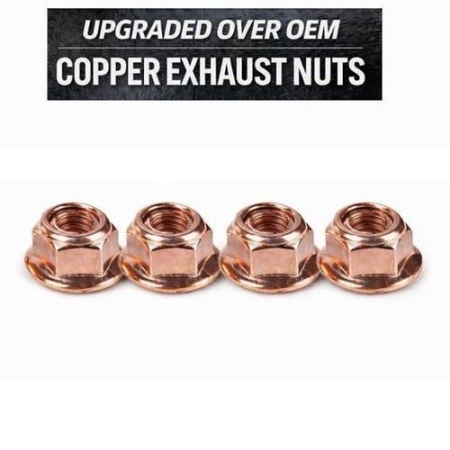 Exhaust Manifold Nuts Set Copper for Kawasaki Z400 / Z650 NEW Twins