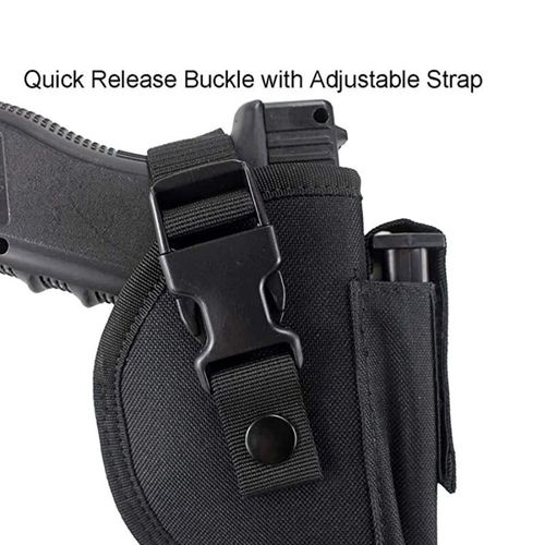 Tactical Right Hand Gun Holster Molle Pouch Universal Pistol Waist Belt Bag Case — image 9