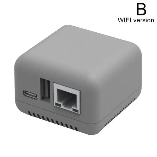 USB 2.0 Network Print Server WiFi Wireless Cloud Printer Sharing Adapter Office