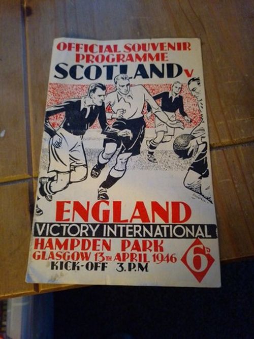 1946 Victory International Scotland v England Programme 13/4/46 (32)