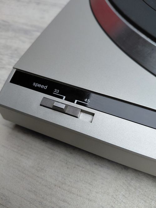 Technics SL-D21 Direct Drive Turntable Silver Record Player Tested No Cover — image 3