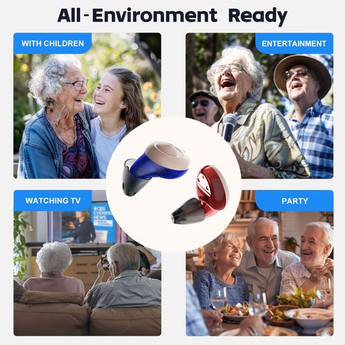Ceretone Hearing Aids Torch Rechargable Invisible Comfortable ITC Ear Loss Aid — image 9
