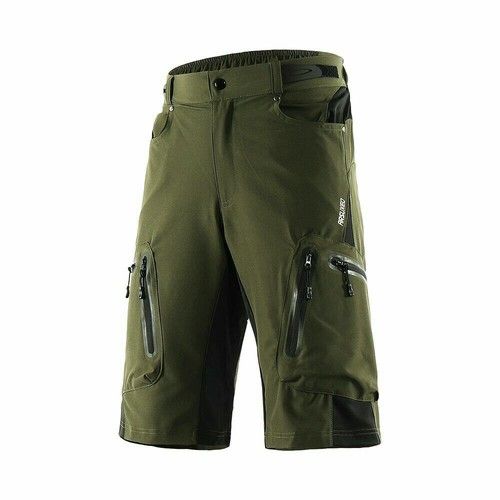 Mens MTB Mountain Bike Short Bicycle Cycling Riding Shorts Wear Relaxed Loosefit