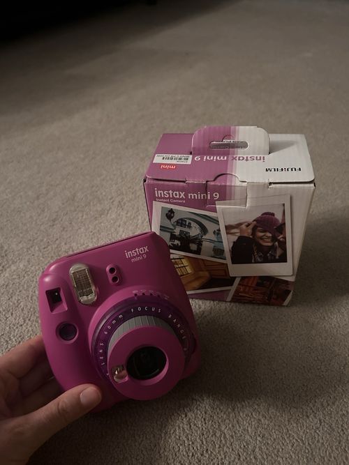 Instax Mini 9 Instant Camera Purple Bundle — image 3