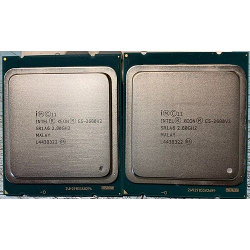Matched Pair Intel Xeon E5-2697 V2 E5-2690 V2 E5-2680 V2 E5-2670 V2 LGA 2011 CPU
