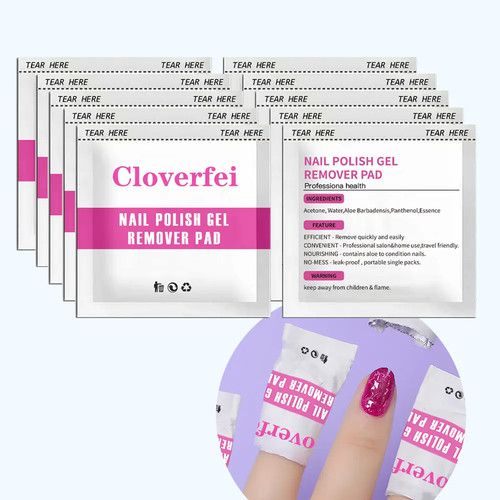 100% Pure Acetone Salon Nail Polish Remover UV LED Gel Soak Off Prep Nail Wraps