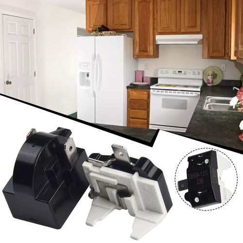 Refrigerator PTC Starter Relay Replacement 2 Pins Compressor Overload Protector — image 6