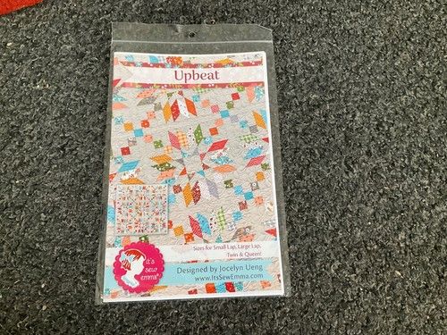 Upbeat quilt pattern by Jocelyn Ueng for It's Sew Emma 4 sizes
