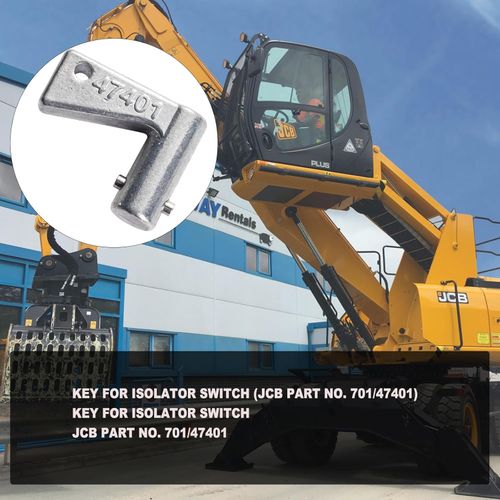 3PCS Master Plant Keys Set for JCB Ignition Switch Battery Isolator Disconnect — image 4