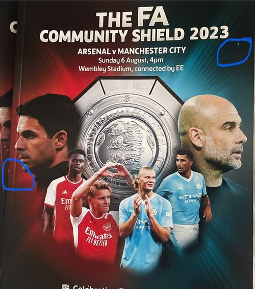 Arsenal v Manchester City FA Community Shield 2023 Programme Please see descript — image 2