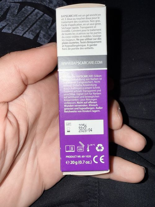 BAPSCARCARE Silicone Gel Scar Treatment 20g — image 1
