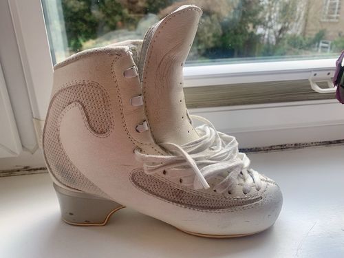 Edea Ice Fly Figure Boots Only - White Ice Skating — image 6