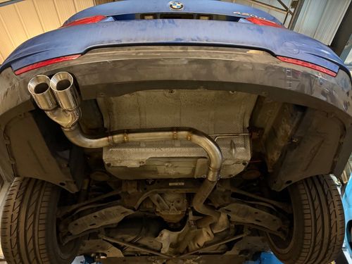 PIPE DYNAMICS - BMW 320D LCI F30 F31 - BACK BOX REAR MUFFLER DELETE EXHAUST — image 2