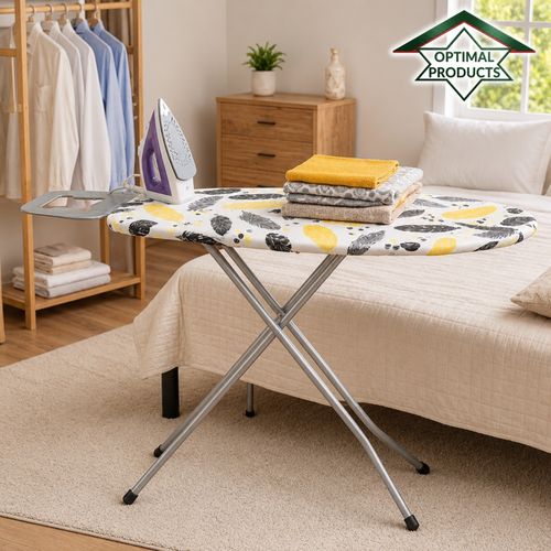 SMALL 97 x 30 CM IRONING BOARD LIGHTWEIGHT ADJUSTABLE WIDE IRON NON SLIP RACK — image 6
