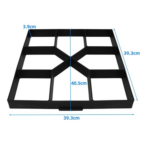 Garden Paving Pavement Mold Heavy Duty Concrete Stepping Stone Path Walk Maker