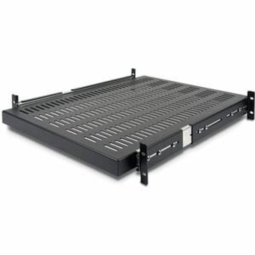 Startech 2U 20 To 30In Adjustable Mounting Depth Vented Sliding Rack Mount Shelf