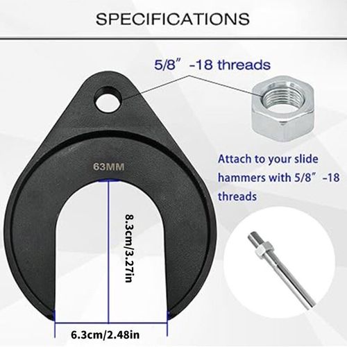 CV Axles Removal Tool, Front Wheel Pulley Nut For Quick Maintenance Tasks — image 8