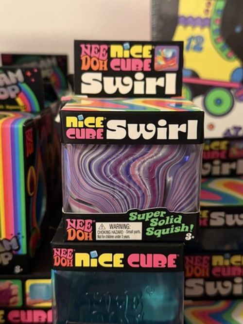 NeeDoh Dream Drop Nice Cube Swirl Sploot Splat Fidget Toy NEW SEALED - CHOOSE