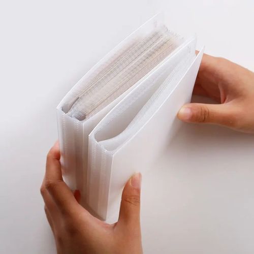 40 Sheets Postcard Storage Book Portable Photo Album Cards Holder Home Use — image 4