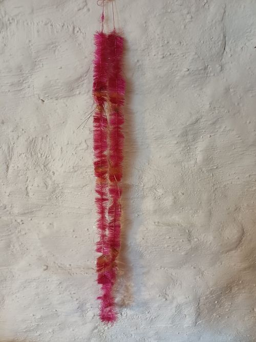 Vintage Indian Garlands x 2 pink multi  — image 1