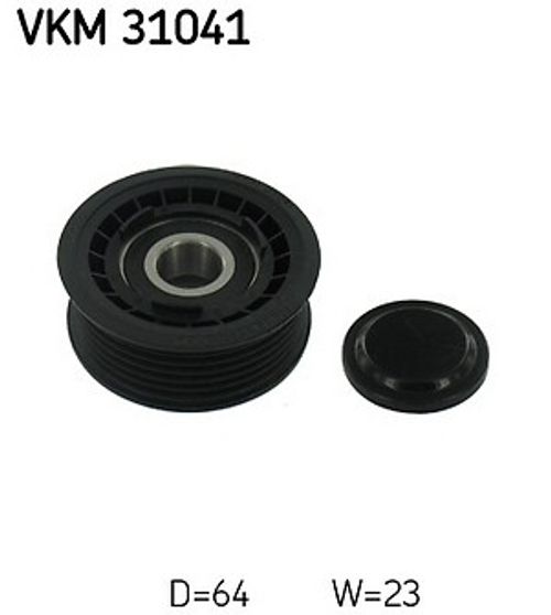 SKF Idler Pulley for Audi A5 TDi Quattro CCWA 3.0 Litre July 2007 to March 2012