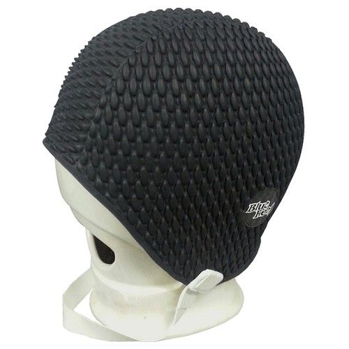 BLUE REEF Bubble Plain Ladies Classic Chic Chin Strap Swim Cap Swimming Hat