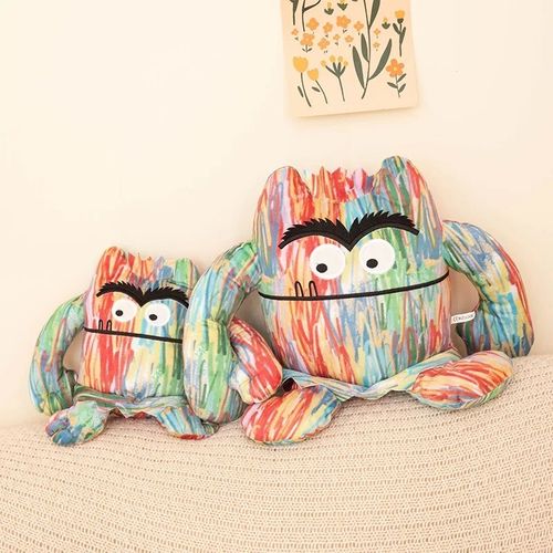 Dlishka Colour Monster Plush Toy, Cute Resources Toys, Stuffed Animals for... — image 8