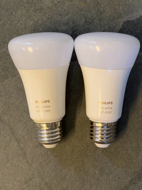 Philips Hue White and Color Colour Ambiance Starter 2 Smart Lamps Bulbs E27 806 — image 2