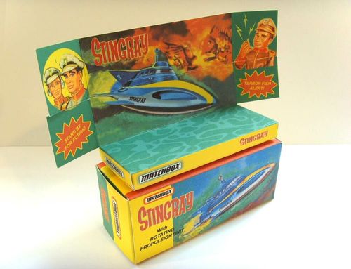 MATCHBOX - STINGRAY SUBMARINE -  Superb custom display box and tray ONLY. — image 4