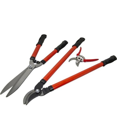 3pc Tree Lopper Shears Secateurs Hedge Garden Pruning Plier Tool Set - MARKSMAN — image 3