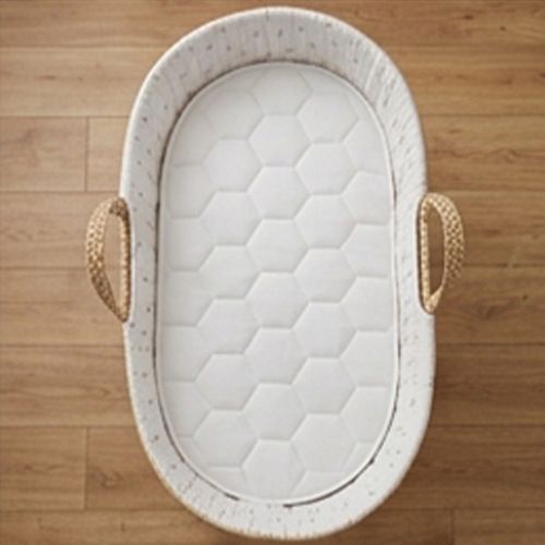 Quilted Breathable Pram Mattress Carrycot pram mosses basket- Oval (72x32x4) — image 6