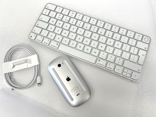 Apple Magic Keyboard with Touch ID A2449 GEN Magic Mouse 2+ Cable Genuine NEW — image 6