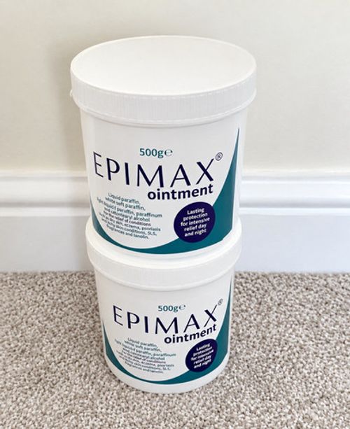 EpiMax Fragrance-Free Ointment 2 x 500g Tubs for Dry Skin Relief