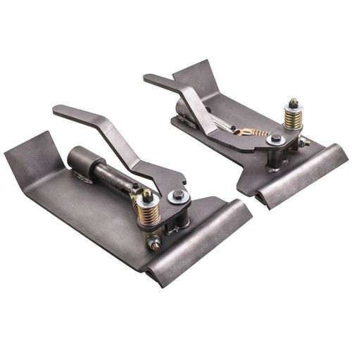 2x Quick Tach Adapter Brackets Weld-On Skid Steer Latch Box Heavy Duty