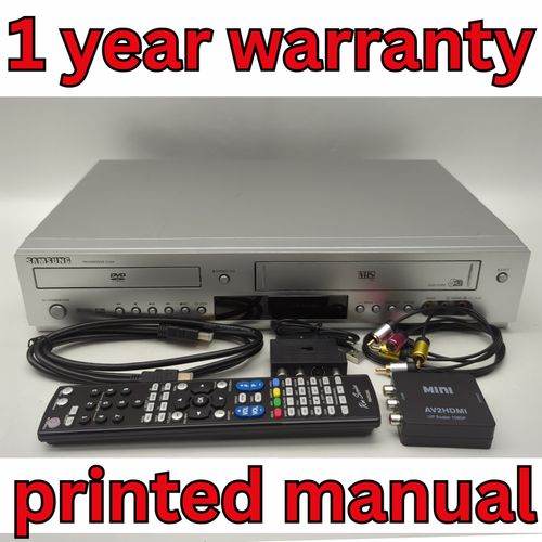 Samsung DVD-V5500 DVD / VCR Dual Deck VHS  6 Head Hi Fi Stereo Warranty — image 1