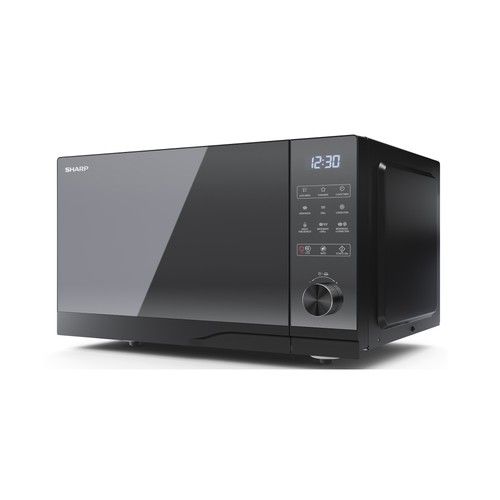 Sharp Black 25 Litre 900W Microwave Oven with Grill and Convection - YC-GC52BU-B