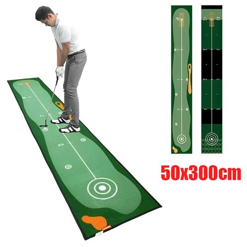 Golf Putting Mat Non-slip Indoor/Outdoor Practice Training Aid for Adults & Kids — image 3