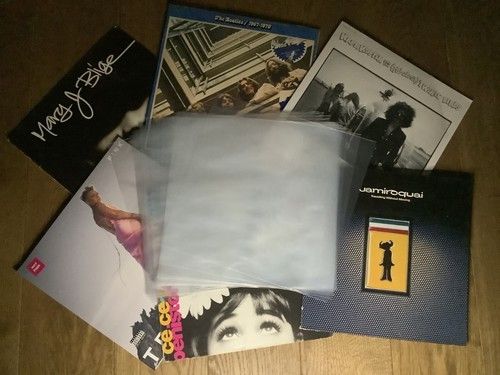 12" Inch Vinyl Record Polythene Plastic Outer Sleeves 250G – 10,25,50,100,200