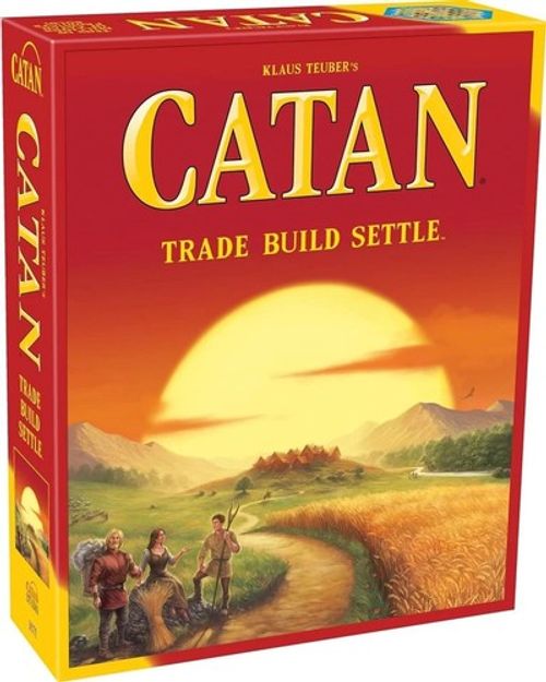 Catan Board Game Card Games Trade Build Settle Desk Beginner 3-4 Players Party