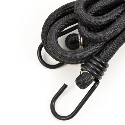 6 Pack - Assorted 10mm Luggage Elastics Bungee Straps With Hooks EVERLASTO — image 5
