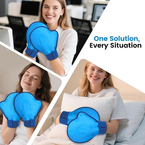 Hot Cold Compress Glove Reusable Hand Therapy Pad Pain Relief for Arthritis Burn — image 13