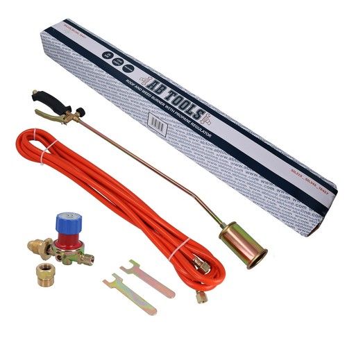 Gas Torch Burner 5m Propane Hose Roofer Plumber Weed Regulator
