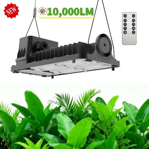 100W LED Grow Light Full Spectrum for Indoor Plants Grow Tent Greenhouse Remote