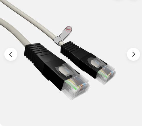 RJ45 Crossover NETWORK LEAD CAT 5e Ethernet Cable 3m Grey