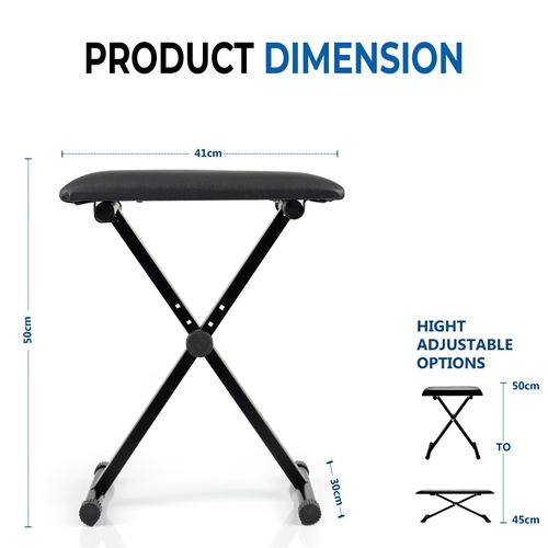 61 Key Keyboard Piano with Stand, Stool & Microphone — image 5