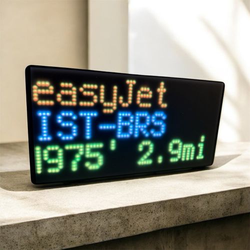 NearestPlane Live Flight Tracker Display - Real-Time Aircraft LED Display WiFi — image 1