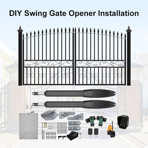 Heavy Duty KBA Swing Gate Opener for Double Gate | Smart Control- 700Kg