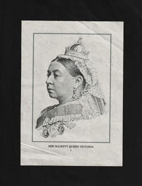 Set of 20 portraits of H.M Queen Victoria, Queen of Great Britain REPRODUCTION