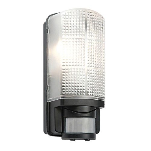 Saxby Motion Outdoor Garden PIR Sensor Bulkhead Security E27 Wall Light IP44