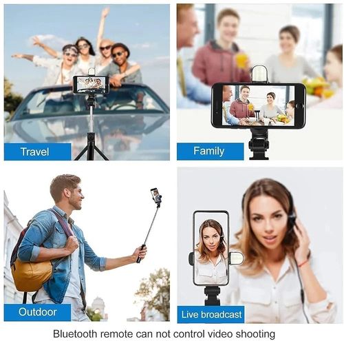 170CM Bluetooth Selfie Tripod Telescopic Stick Remote Extendable WITH FREE GIFT — image 16